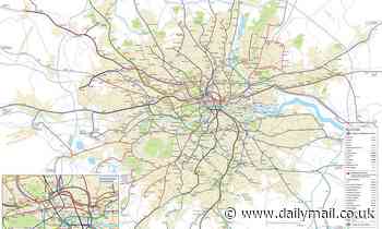 The REAL London Underground map! Geographically accurate chart shows true location of stops