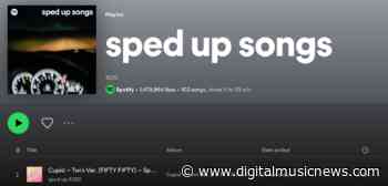 What’s the Deal With Sped-Up Songs?