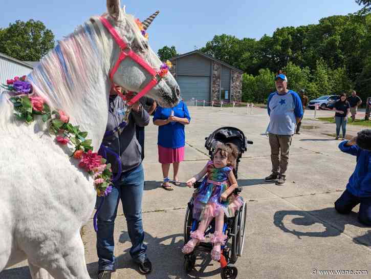 A wish come true: a young girl gets the Make-A-Wish of her dreams