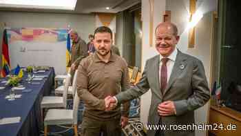 G7-Gipfel: „Sehr kraftvoll“ – Selenskyj spricht mit Scholz und Macron