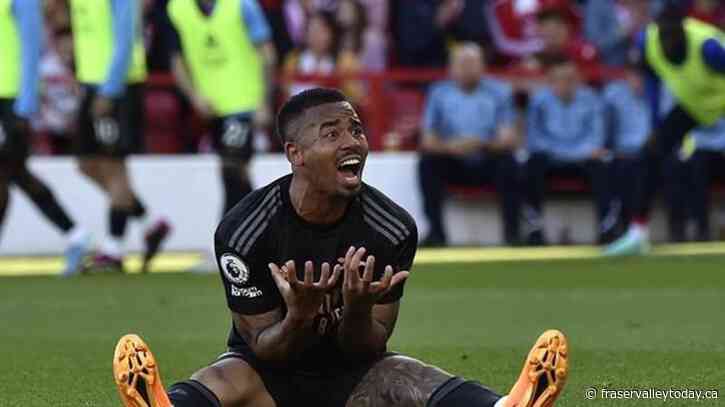 Man City wins English Premier League after Arsenal loses at Nottingham Forest