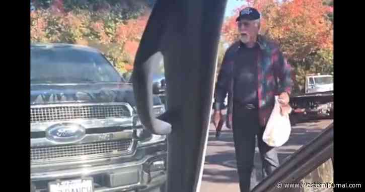 Punk Pours 'Gasoline' on Random Truck, Fun Immediately Ends When Old Man Whips Out a Pistol