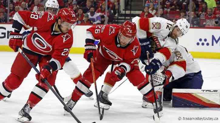 Tkachuk scores another OT winner, lifting Panthers to 2-0 series lead vs Hurricanes