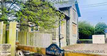 Northumberland Station House on the market featuring its own hot tub and cinema room