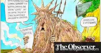 Water companies ‘apologise’ to their customers – cartoon