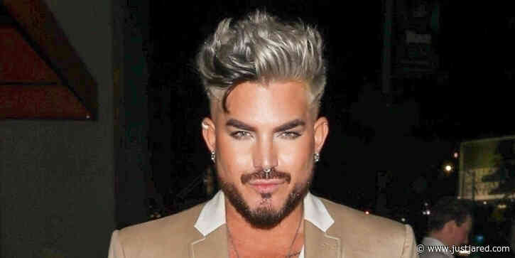 Adam Lambert Shares a New Photo With Boyfriend Oliver Gliese, Steps Out With Platinum Hair