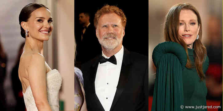 Natalie Portman & Julianne Moore Get Support From 'May December' Producer Will Ferrell at Cannes 2023 Premiere