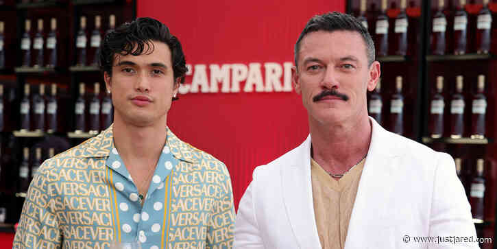 Luke Evans & Charles Melton Buddy Up at Campari Event During Cannes 2023