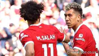 Liverpool 1-1 Aston Villa: Roberto Firmino and Jacob Ramsey score