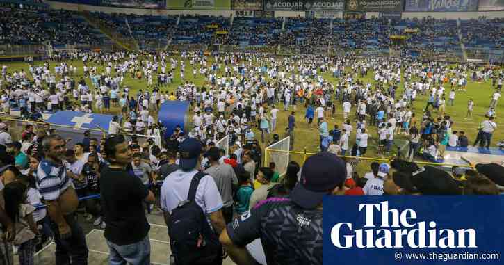 At least 12 people dead after crowd crush at football stadium in El Salvador