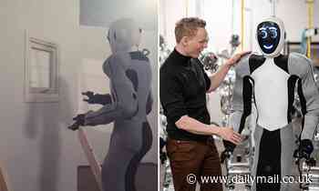 Humanoid robot funded by ChatGPT is already working as a security guard