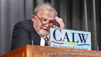 Hesse-Preis in Calw verliehen: „Glasperlenspiel“ gibt Safranski zu denken