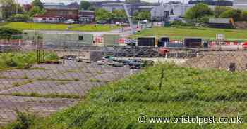 Pictures show Filton Airfield being dug up to build huge new neighbourhood and arena complex