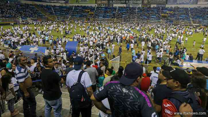 El Salvador soccer stadium stampede leaves at least 9 dead, hundreds injured: officials