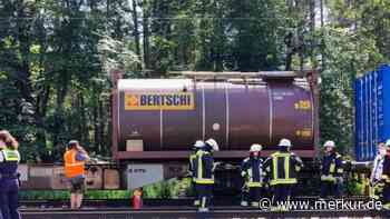 Großeinsatz wegen Güterzug: Chemie-Alarm am Gleis endet glimpflich
