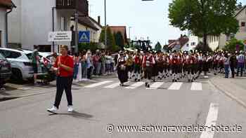 Kreismusikfest in Althengstett: Festumzug krönt Musikvereinsjubiläum