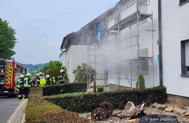 FW-EN: Kellerbrand in Niedersprockhövel und Landung eines Rettungshubschraubers