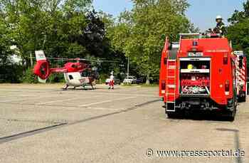 FW Datteln: Sturz im Skaterpark führt zum Einsatz des Rettungshubschraubers