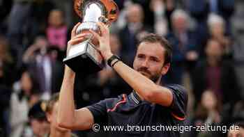 Medwedew triumphiert vor French Open erstmals auf Sand