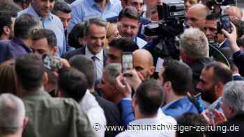 Konservative feiern Erdrutschsieg in Griechenland