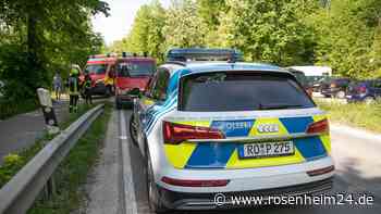 Motorradausflug endet unsanft in Chieming - Zwei Fahrer verletzen sich bei Sturz