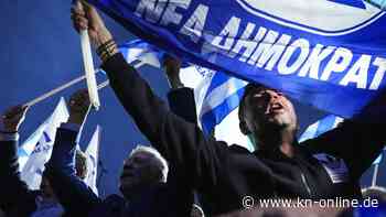 Wahlen in Griechenland: Konservative feiern Erdrutschsieg