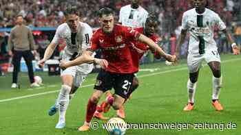 Gladbach sichert sich späten Punkt bei Bayer Leverkusen