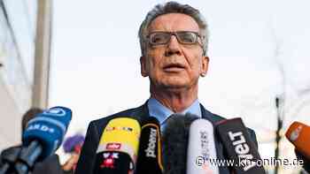 CDU: De Maizière fordert deutschlandweiten Krisenstab