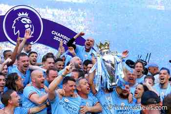 Man City Celebrates Premier League Title at Home With Fans, Now Targets Treble