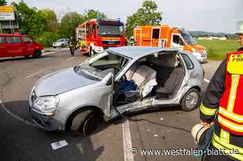 Porta Westfalica: schwerer Unfall auf der B482