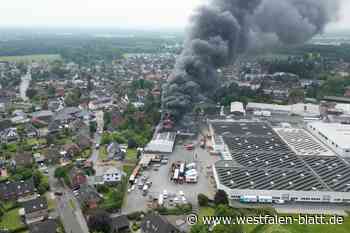 Millionenschaden bei Großbrand in Harsewinkel