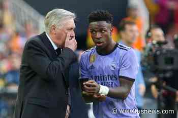 Real Madrid Coach Says Vinícius Didn't Want to Continue Playing in Game After Racist Chants