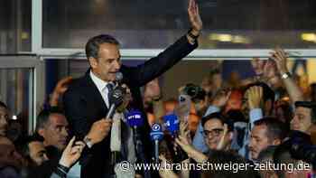 Konservative feiern Erdrutschsieg in Griechenland