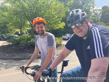 Longridge man thanks cycling project for mental health help