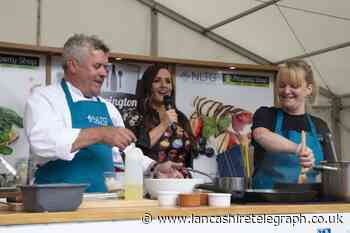 Netflix star Molly Robbins at Accrington Food Festival