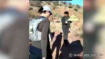 NT chief minister in tears after confrontation with protesters during outback race