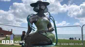 Bexhill: Vandalised black woman sculpture cleaned by locals