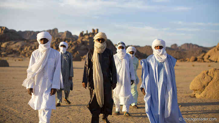 Tinariwen enhance the Tuareg blues of Amatssou with touches of country-and-western and ambient