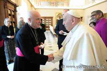 Archbishop of York, Stephen Cottrell, visits Rome and meets Pope