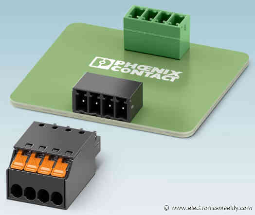 3.5 mm pitch wire end connector needs no tools