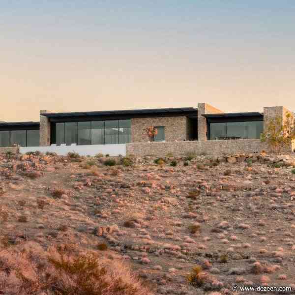 Daniel Joseph Chenin uses passive building strategies for stone-clad Nevada house