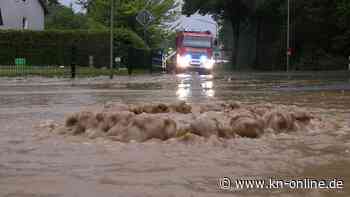 Wetter: Gewitter und Starkregen am Montag – überflutete Straßen, vollgelaufene Keller