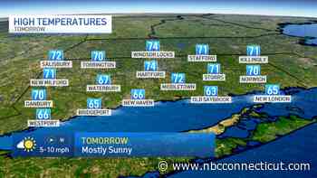 Another Round of 70s for Tuesday