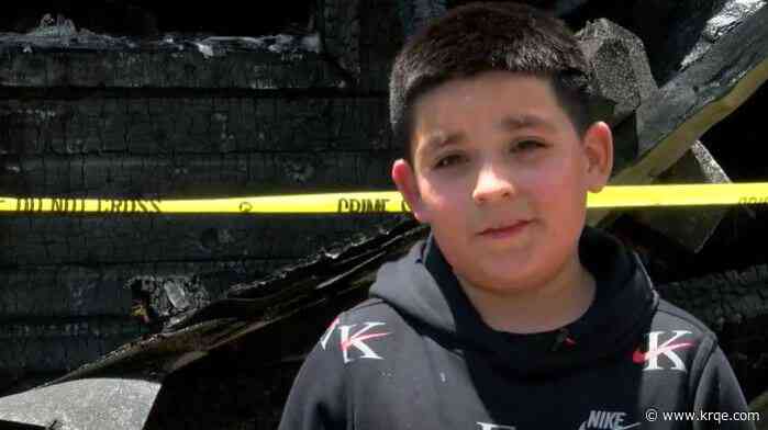9-year-old boy deemed a hero after saving cousins from New Mexico house fire