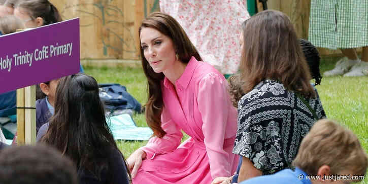 Princess Catherine Joins Young School Kids For A Picnic at Chelsea Flower Show 2023