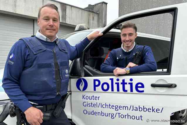 Joeri (44) en zoon Yaaron (20) samen aan de slag in dezelfde politiezone: “Voor mij hoefde hij het niet te doen”