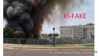 Achtung KI-Fake!: Unruhe an der Wall Street wegen Fake-Foto von Pentagon-Explosion!