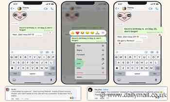 WhatsApp users reveal their messaging horror stories as they delight at the new Edit tool