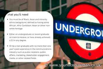 TfL’s Stuart Ross Communications Internship sparks debate