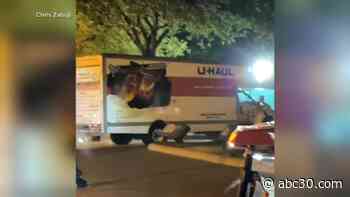 U-Haul truck crashes into barrier near White House; 1 charged, police say